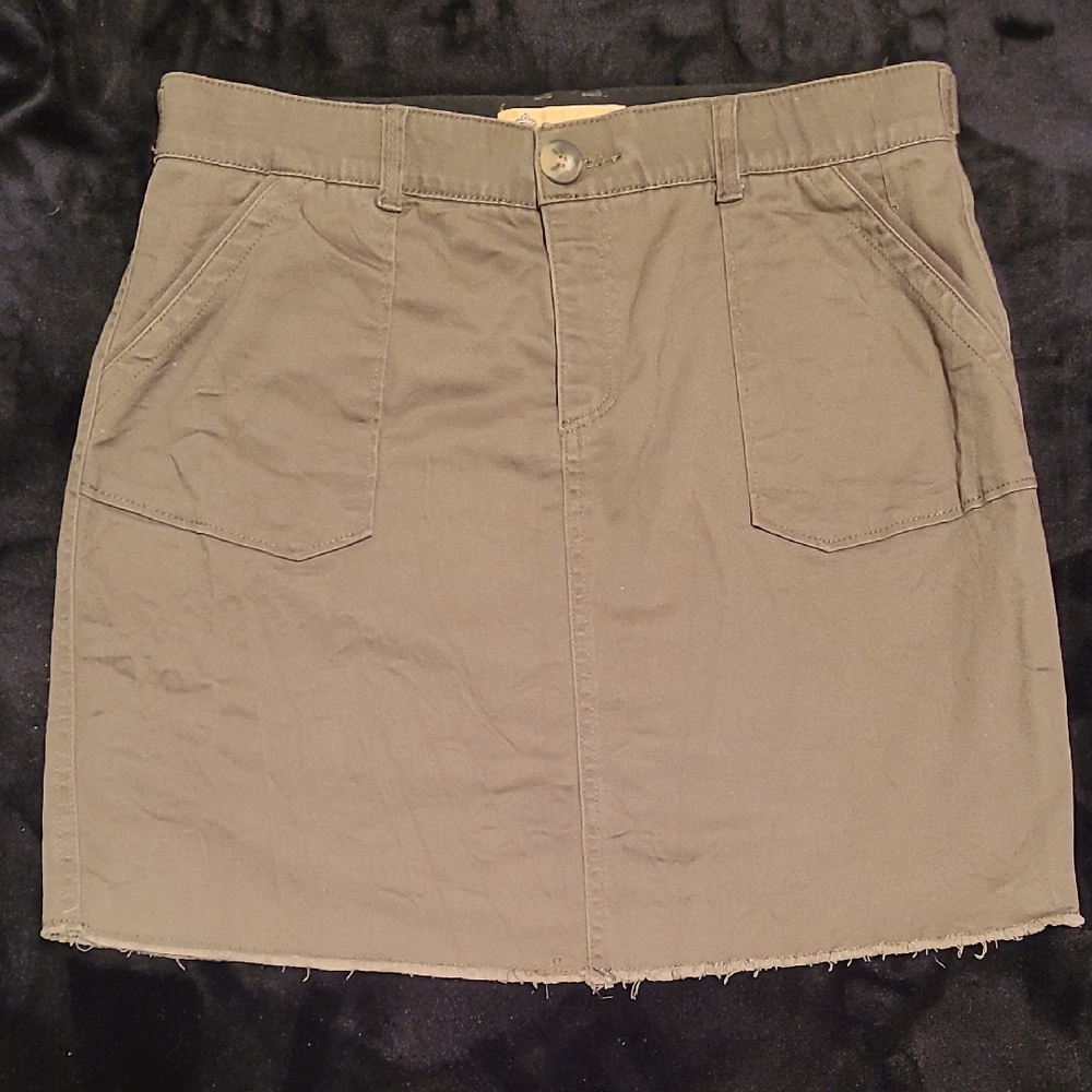 Democracy Olive Green Ab Technology Skirt - 8
